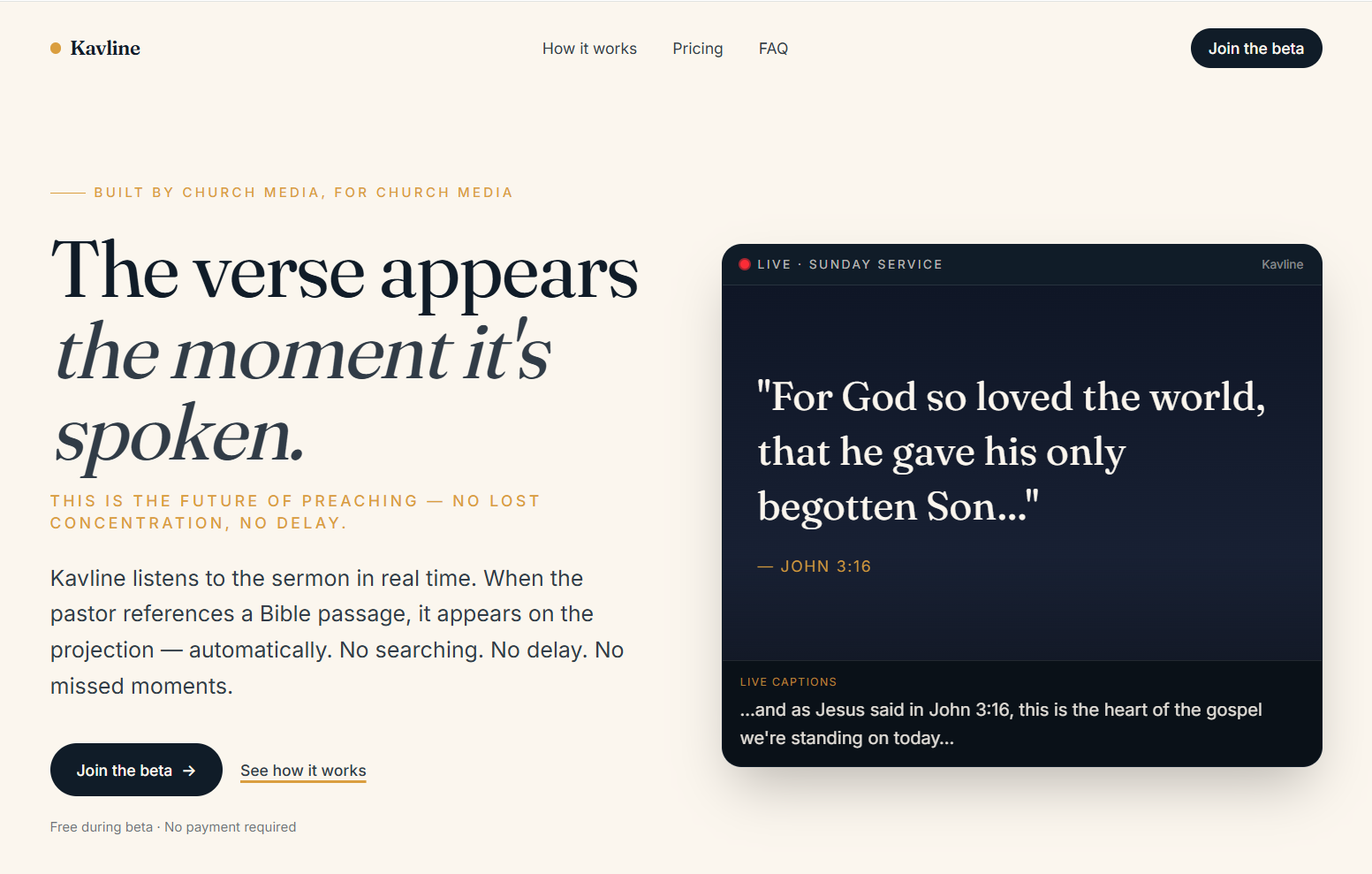 Kavline screenshot