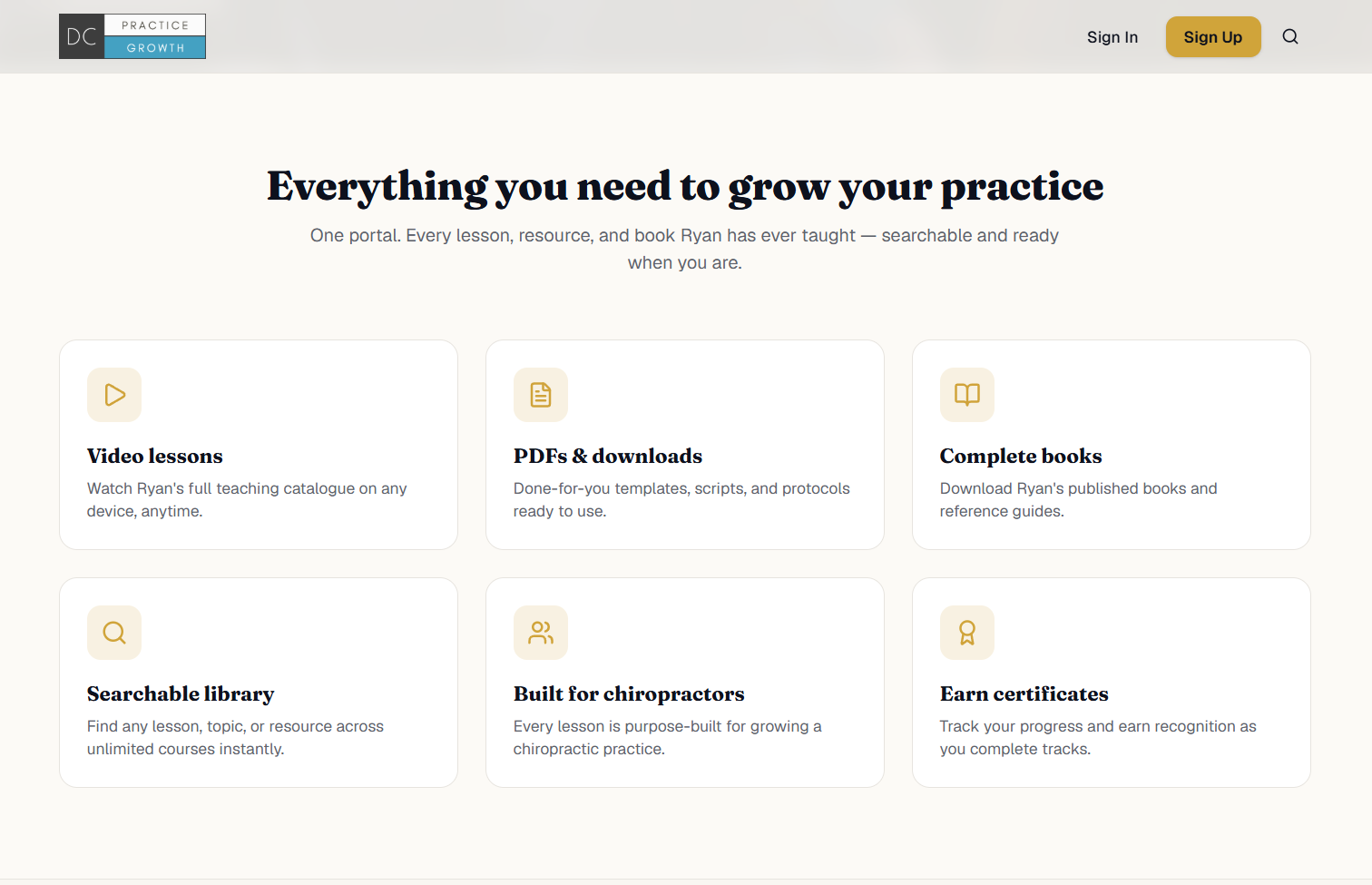 Learning Platform screenshot